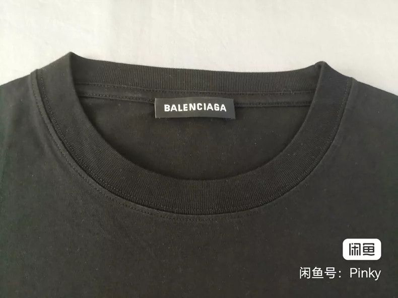 Balenciaga Balenciaga Short Sleeve T-Shirt, Size M, Black, Double B L Size US M / EU 48-50 / 2 - 2 Thumbnail