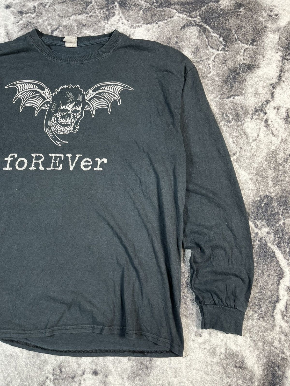 Vintage Vintage Forever Skull Graphic Long Sleeve Tee XL Size US XL / EU 56 / 4 - 3 Thumbnail