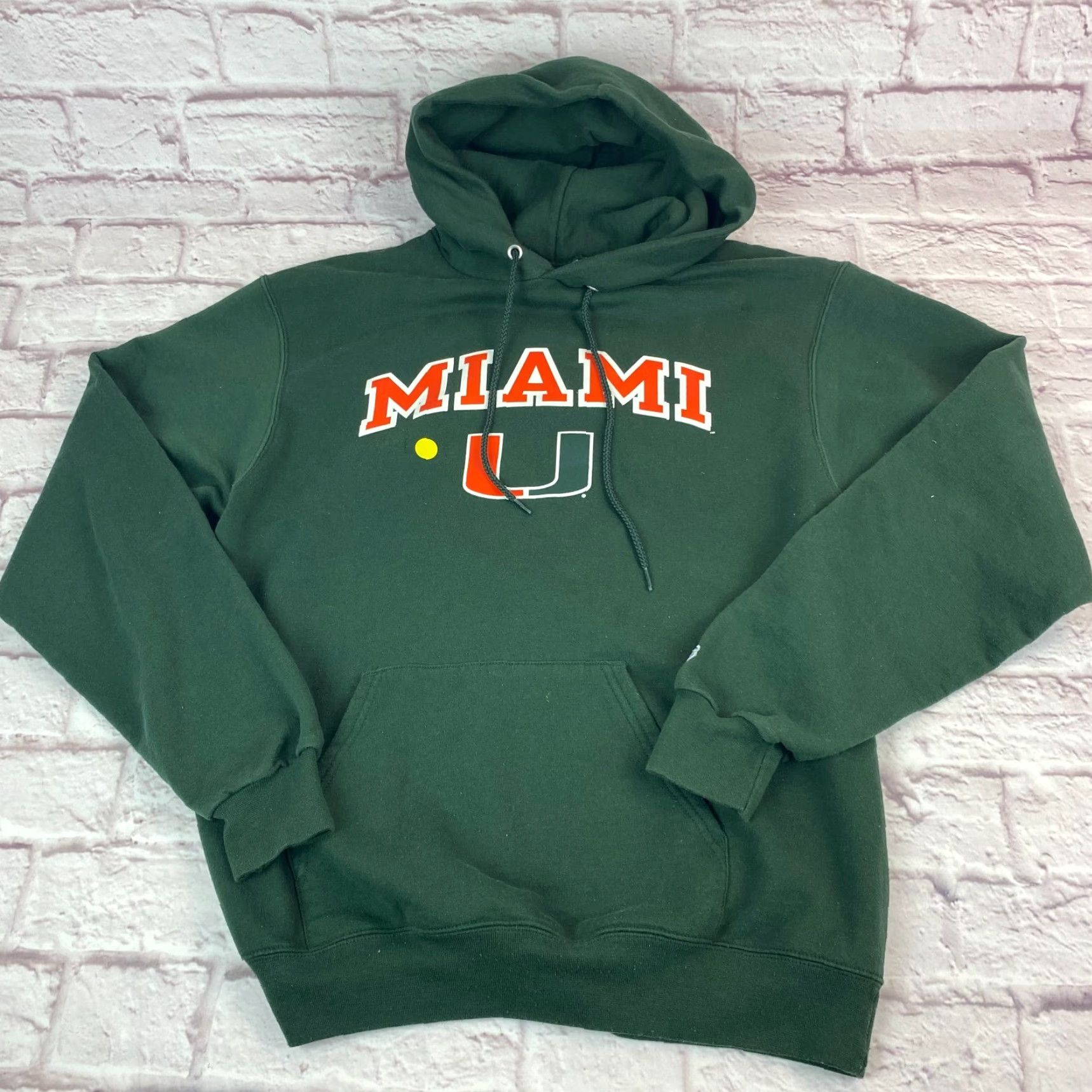 Champion VINTAGE Champion Miami Hurricane Pullover Hoodie Mens Size M Sweatshirt Size US M / EU 48-50 / 2 - 5 Thumbnail