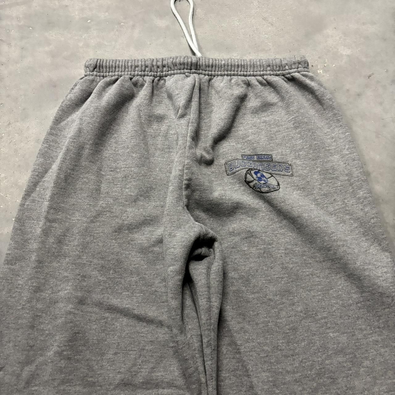 Japanese Brand × Vintage Crazy Vintage Y2K/2000s Grey Skater Essential Sweatpants! Size US 30 / EU 46 - 4 Thumbnail