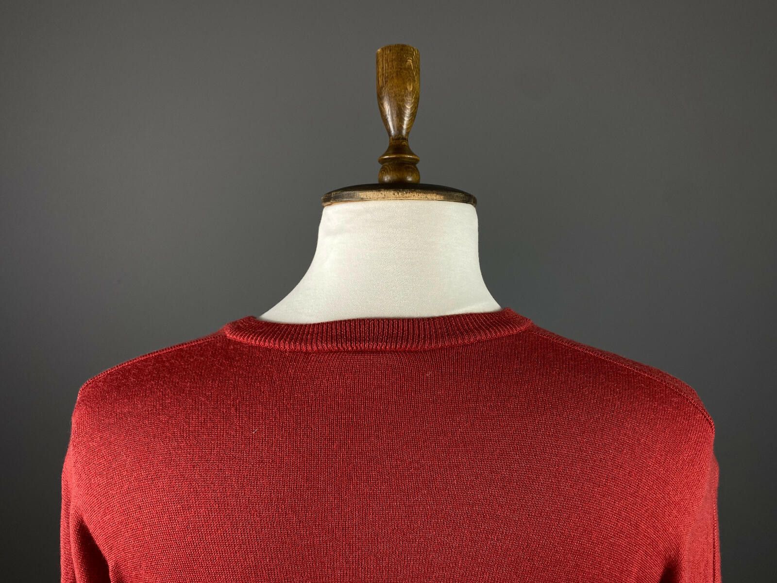 Lacoste Men Vintage Chemise Lacoste Red Wool Sweater Size 8 Size US M / EU 48-50 / 2 - 6 Thumbnail