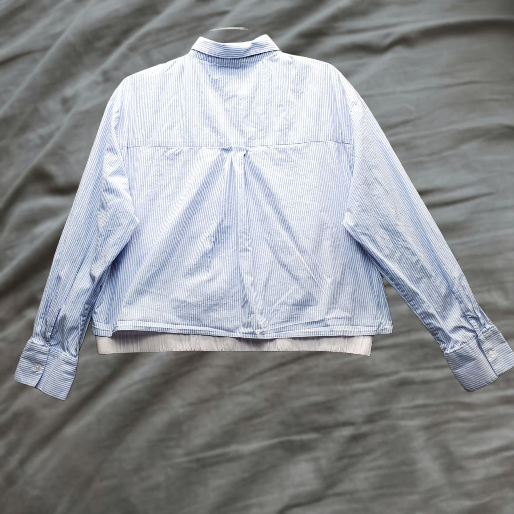 Vintage Lola + Sophie Womens XL Multi Striped Elastic Hem Button Up - Retail Sale Size XL / US 12-14 / IT 48-50 - 1 Thumbnail