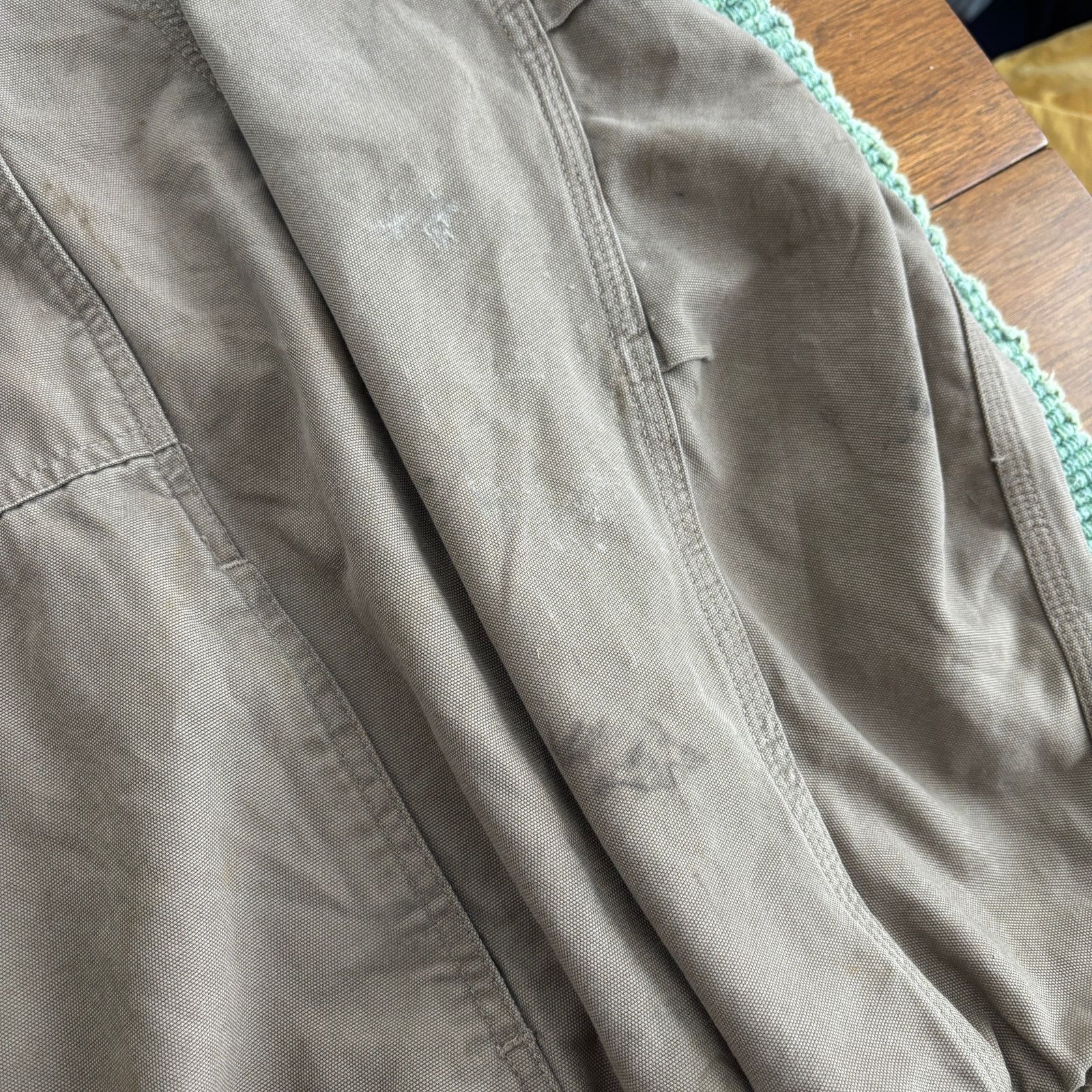 Carhartt × Vintage Vintage 2000s tan cotton Carhartt zip up work jacket size xl Size US XL / EU 56 / 4 - 4 Thumbnail