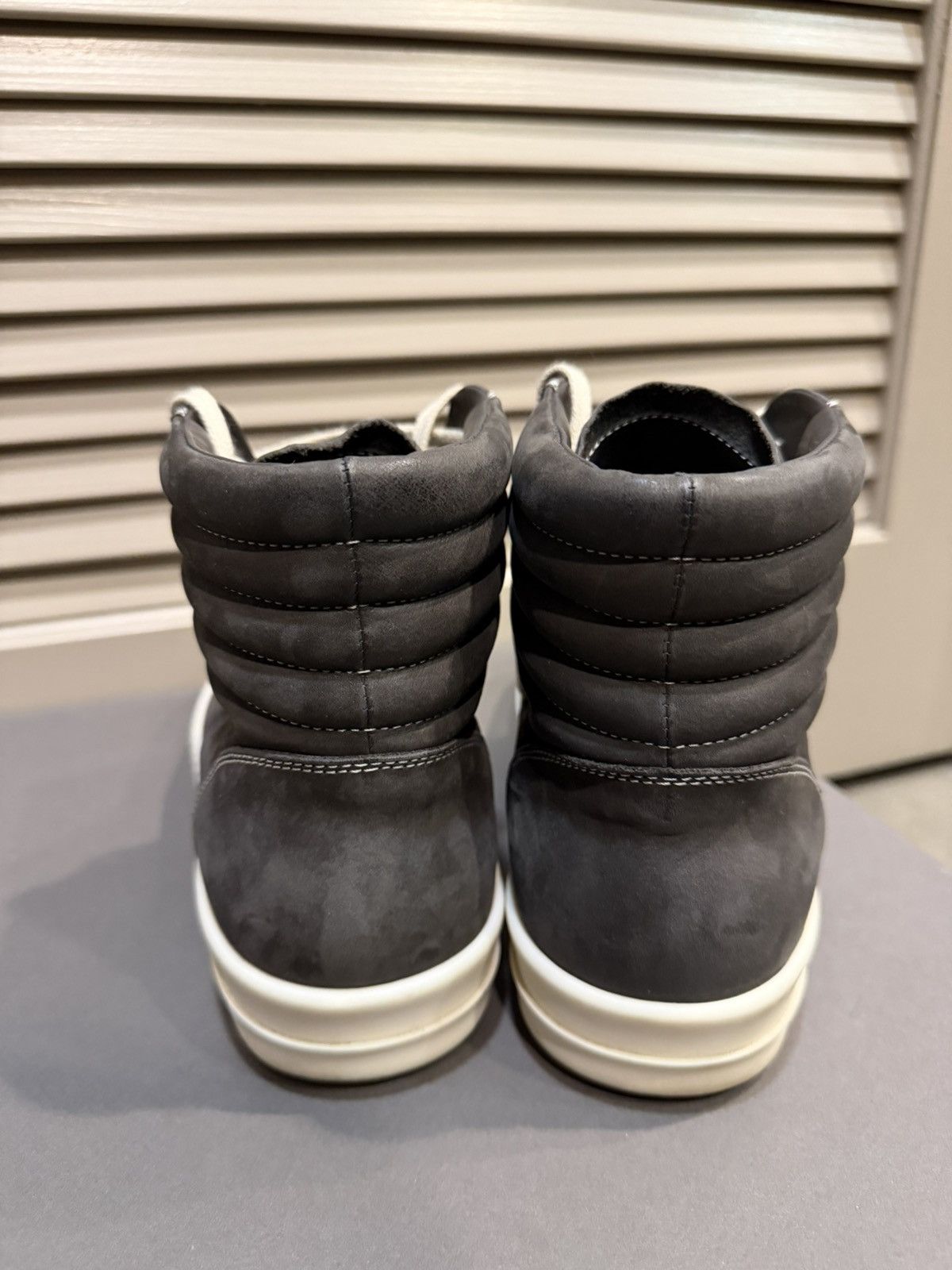 Rick Owens FW25 Nubuck Leather Vintage High Sneakers 42 Size US 10 / EU 43 - 5 Thumbnail
