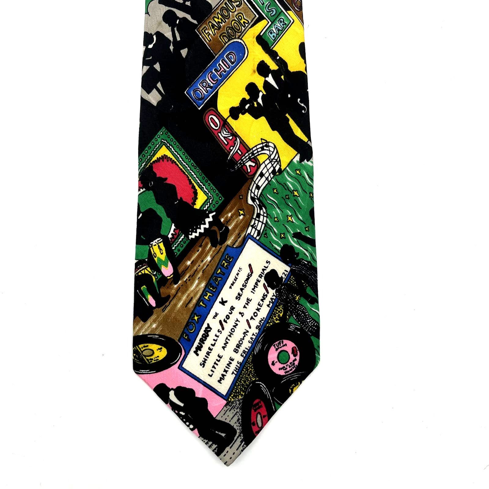 Nicole Miller × Vintage Nicole Miller Silk Neck Tie Vintage 90's Size ONE SIZE - 1 Thumbnail
