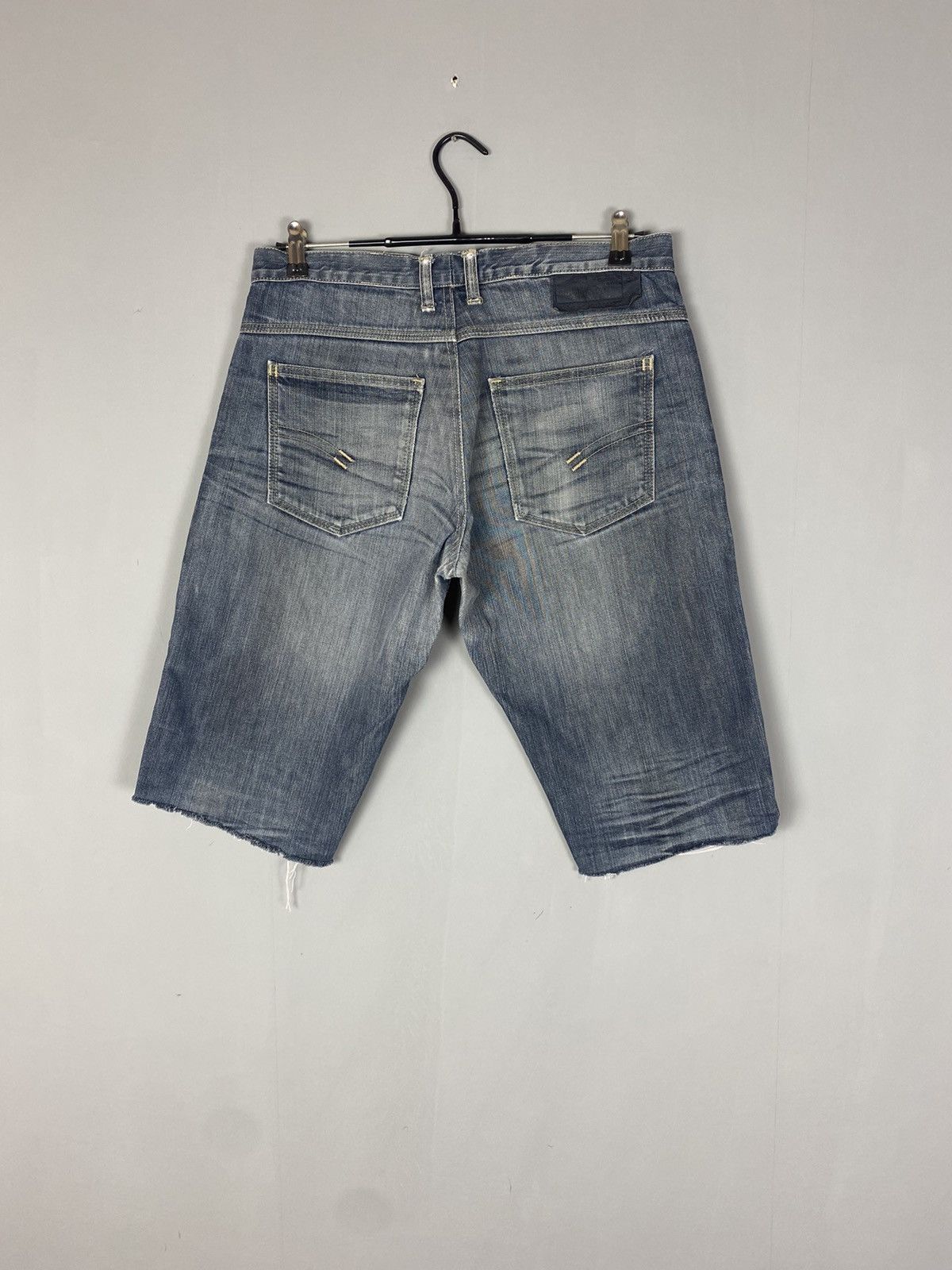 Neil Barrett × Vintage Vintage 90s Neil Barrett jeans shorts Size US 34 / EU 50 - 1 Thumbnail