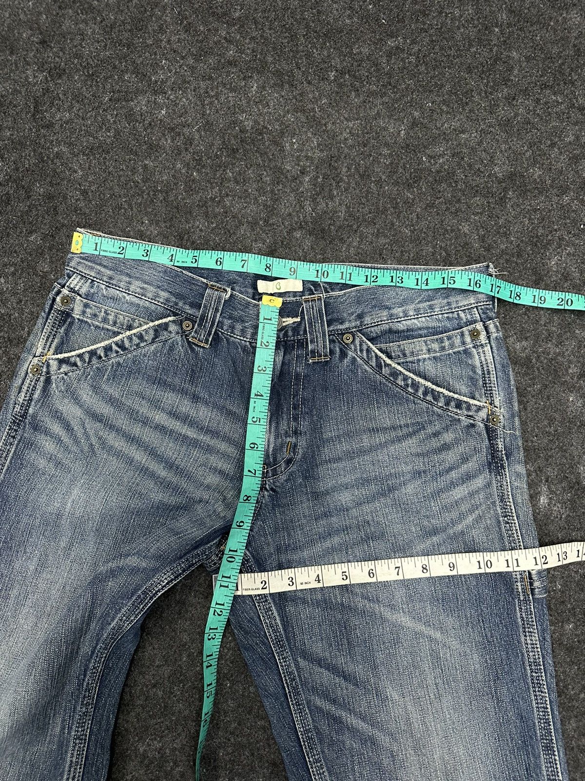 Beauty Beast × Japan Blue × Japanese Brand Japanese Carpenter Denim Pant F59 Size US 32 / EU 48 - 6 Thumbnail