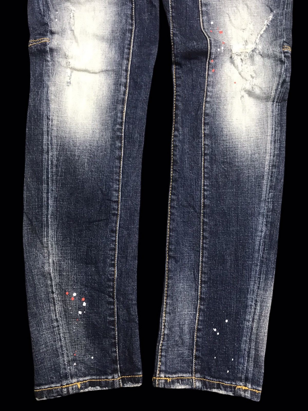 Designer × Dsquared2 × Seditionaries 💥PUNK STYLE💥DSQUARED2 Distressed Painter Denim F149 Size US 33 - 6 Thumbnail