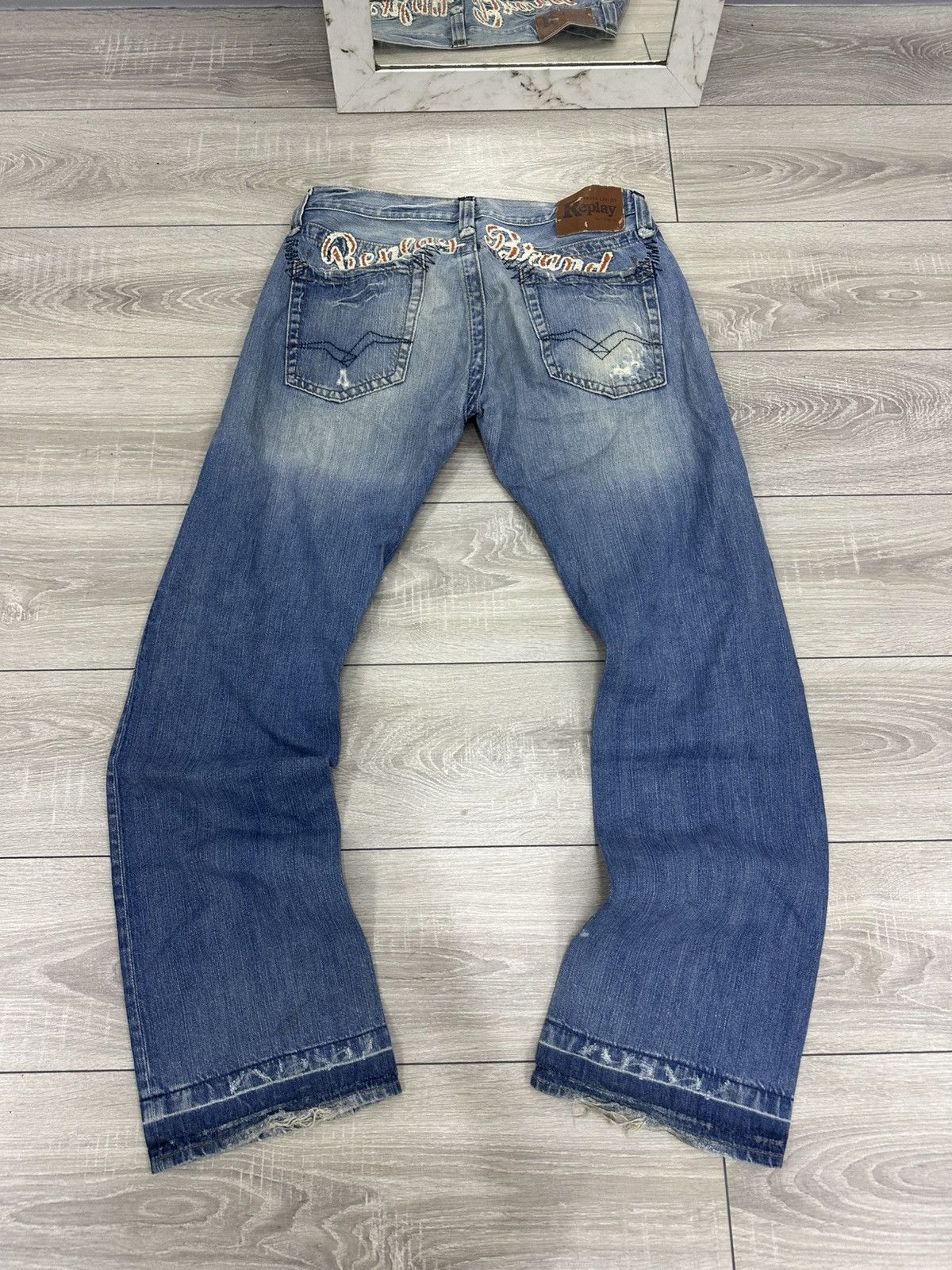 Hysteric Glamour Replay Y2K Flared Bootcut Hysteric Glamour Style Jeans Size US 34 / EU 50 - 4 Thumbnail