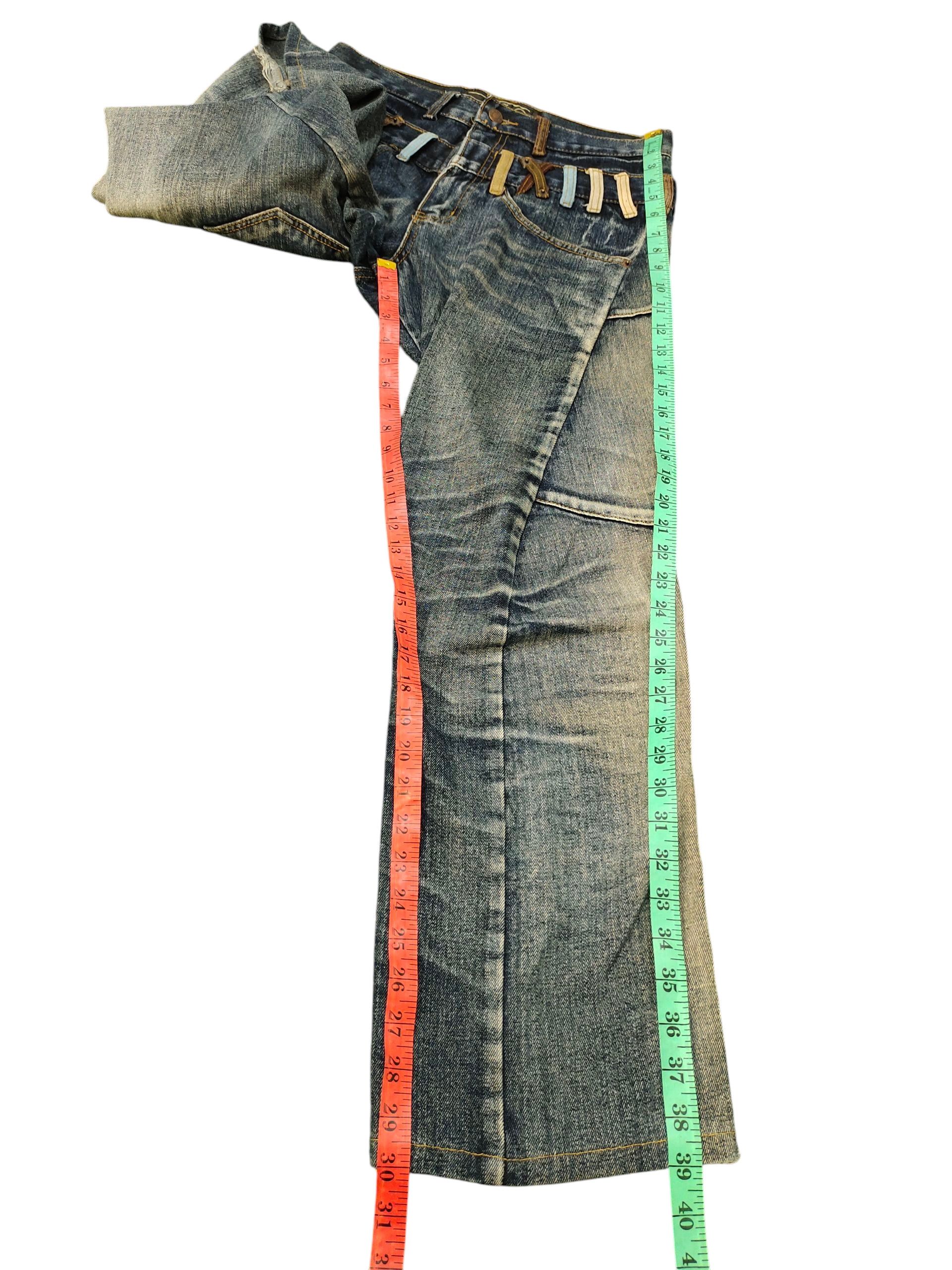 Number (N)ine × Undercover Breathmint Number Nine Double Waist Clawmark Denim Jeans Size US 31 - 14 Thumbnail