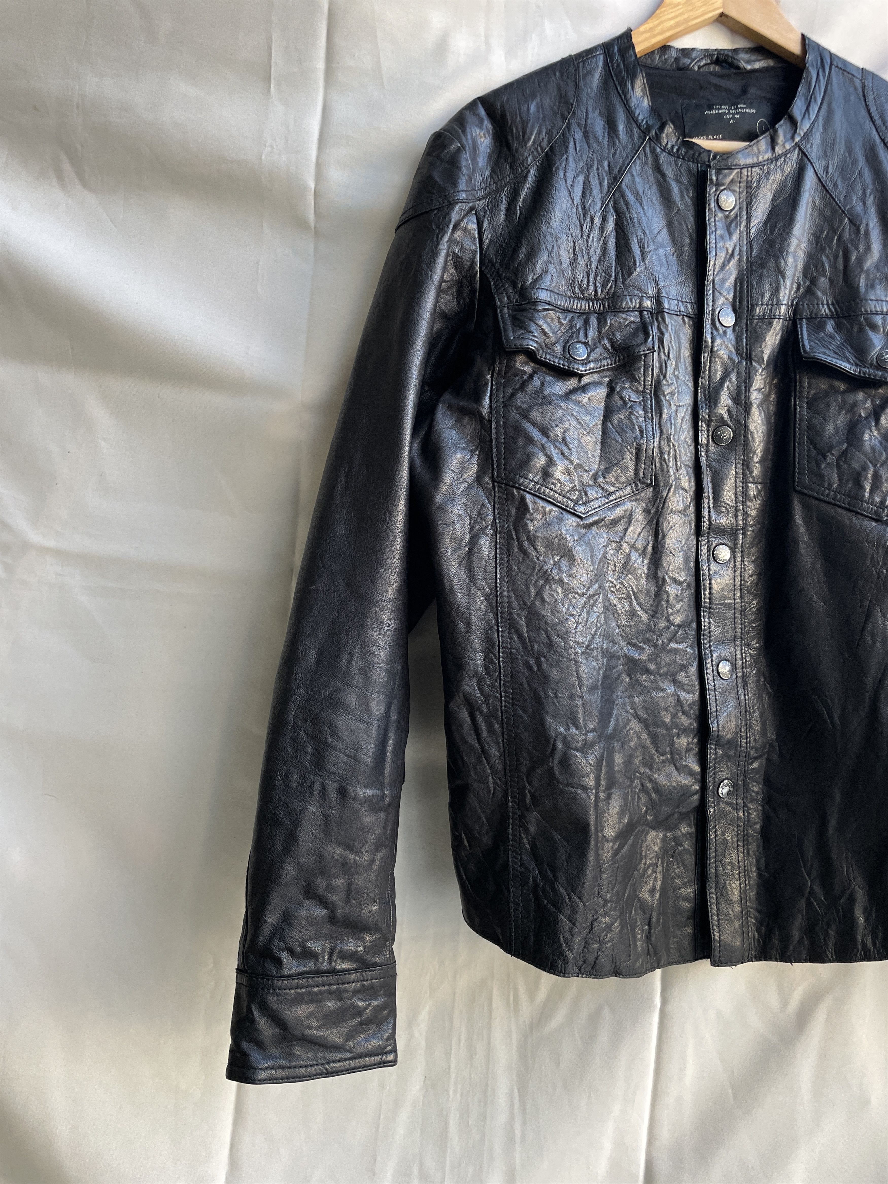 Allsaints Allsaints Leather Demon Shirt Size L Size US L / EU 52-54 / 3 - 6 Thumbnail