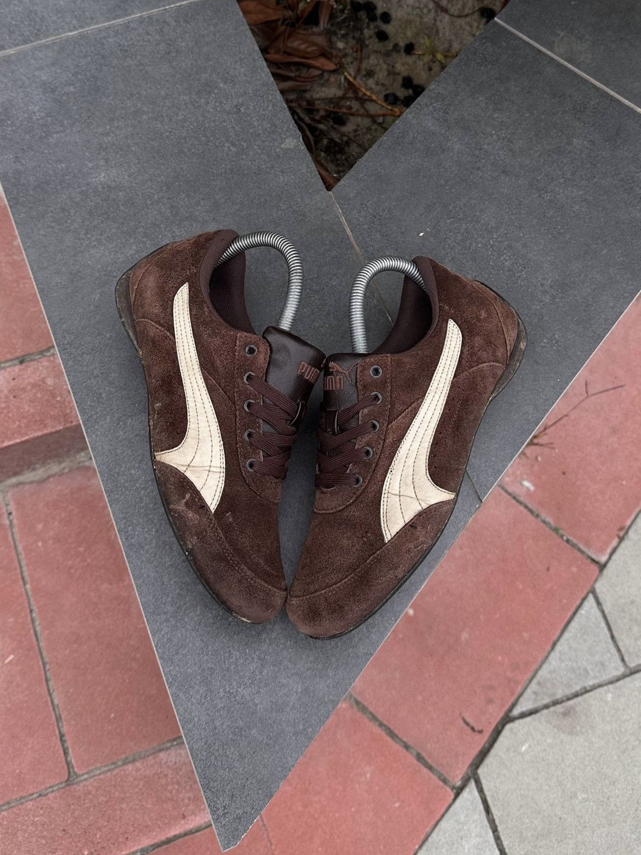 Puma Vintage Puma Speedcat Brown Surde Y2K Sneakers EUR 37 Size US 7 / IT 37 - 3 Thumbnail
