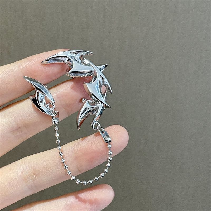 Jewelry Punk Dart Irregular Tassel Earrings Size ONE SIZE - 1 Thumbnail