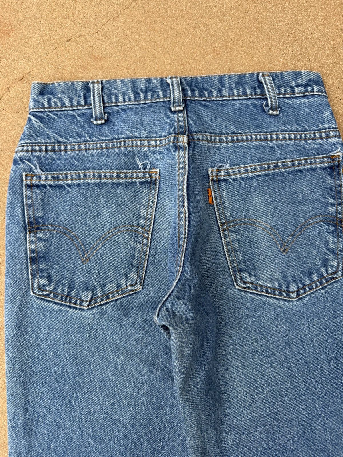 Levi's Vtg 80’s Levi’s 684 Orange Tab Bellbottom Flare Jeans 30x30 Size US 30 / EU 46 - 7 Thumbnail