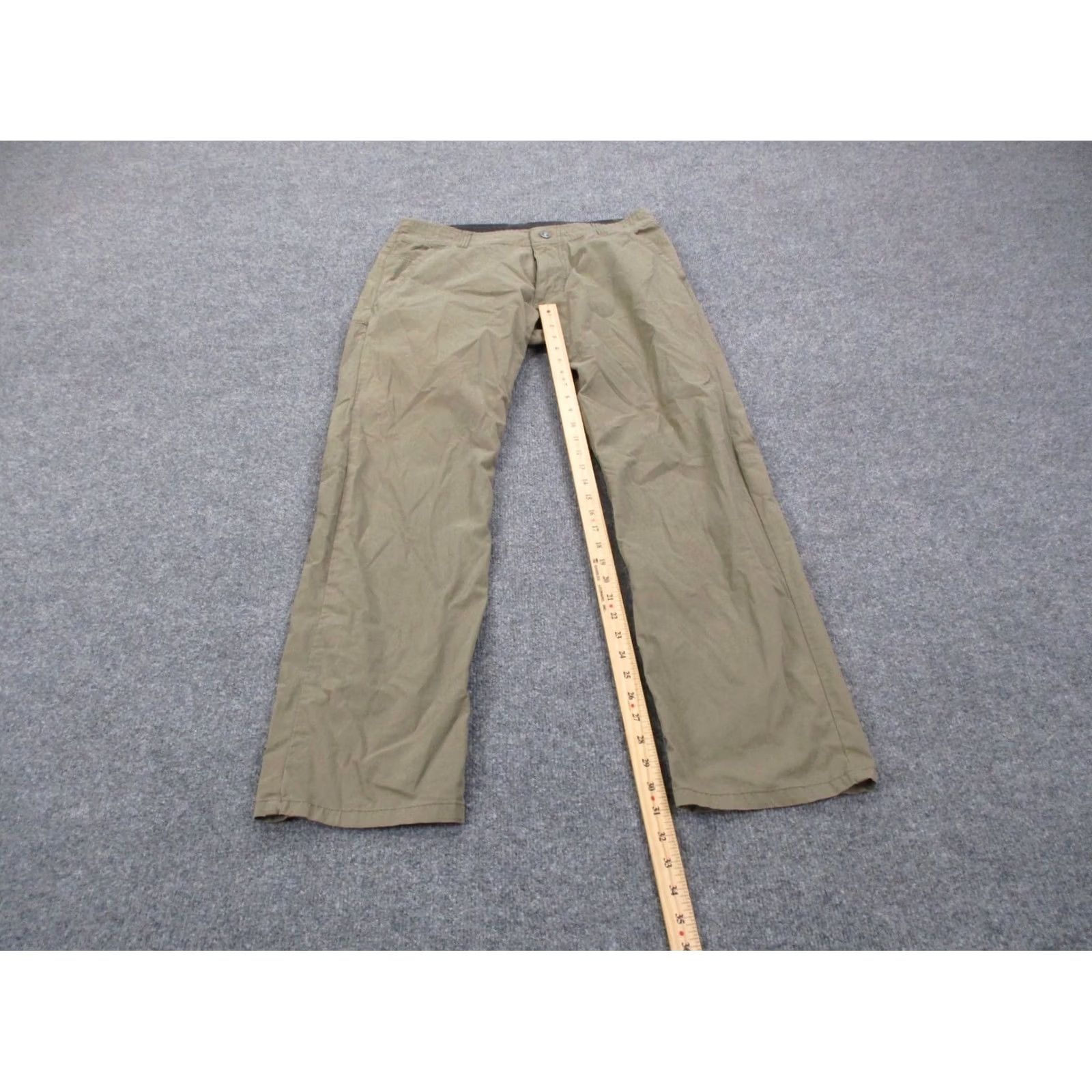 Vintage Kuhl Pants Mens 34 X 32 Beige Slax Carpenter Pants Mens Regular Size 34 Beige Pockets Casual Rock Climbing Hiking Utility Size US 33 - 3 Thumbnail