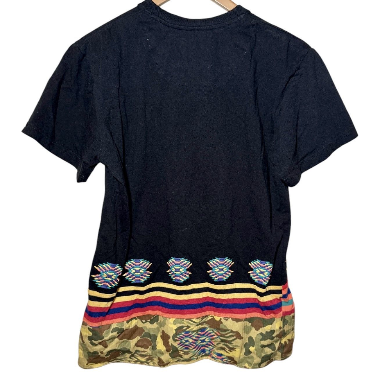 Billionaire Boys Club Billionaire Boys Club Aztec Camo Embroidered Black tshirt Size US S / EU 44-46 / 1 - 3 Thumbnail