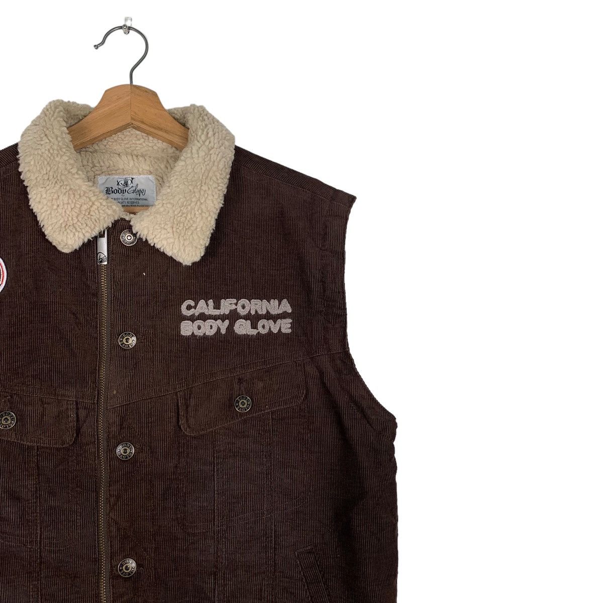 Body Glove Body Glove Surf Style Sherpa Corduroy Vest #0842-C38 Size US L / EU 52-54 / 3 - 7 Thumbnail