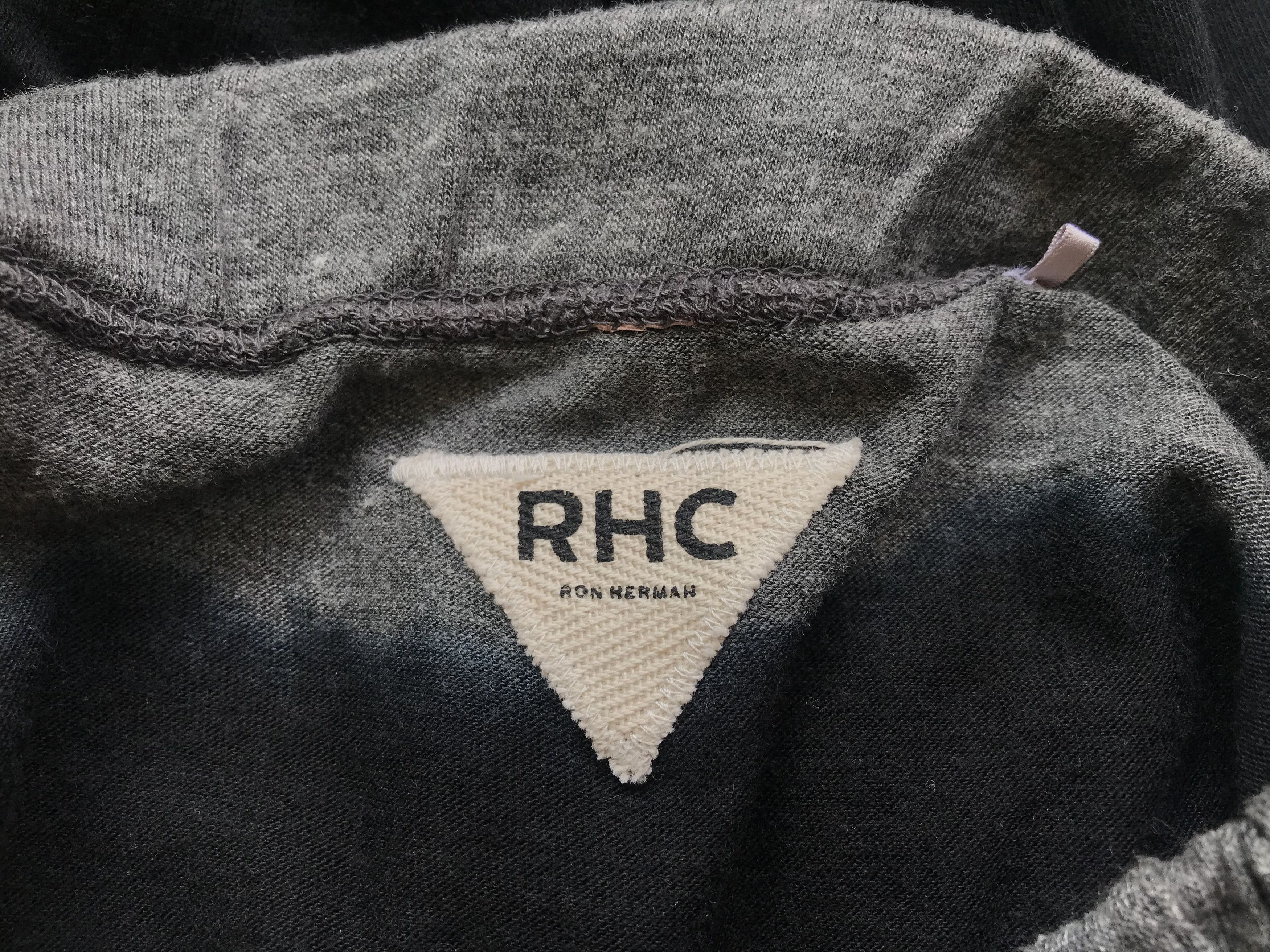 Ron Herman (SK27) RHC Ron Herman Gray Black Sweat Knee Drawstring Skirt Size 26" / US 2 / IT 38 - 4 Thumbnail