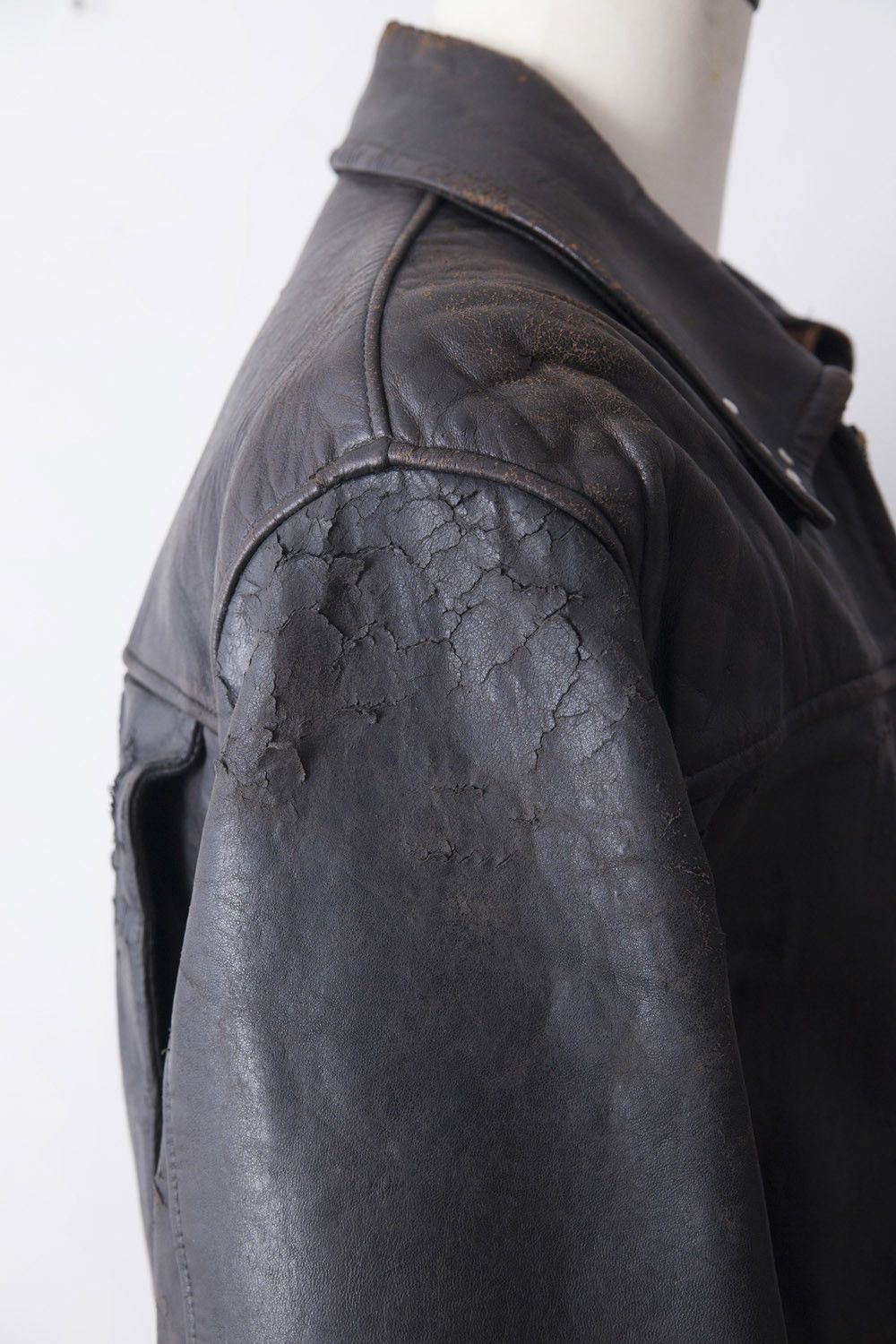 Vintage 1960's French leather rider jacket xx Size US M / EU 48-50 / 2 - 9 Thumbnail