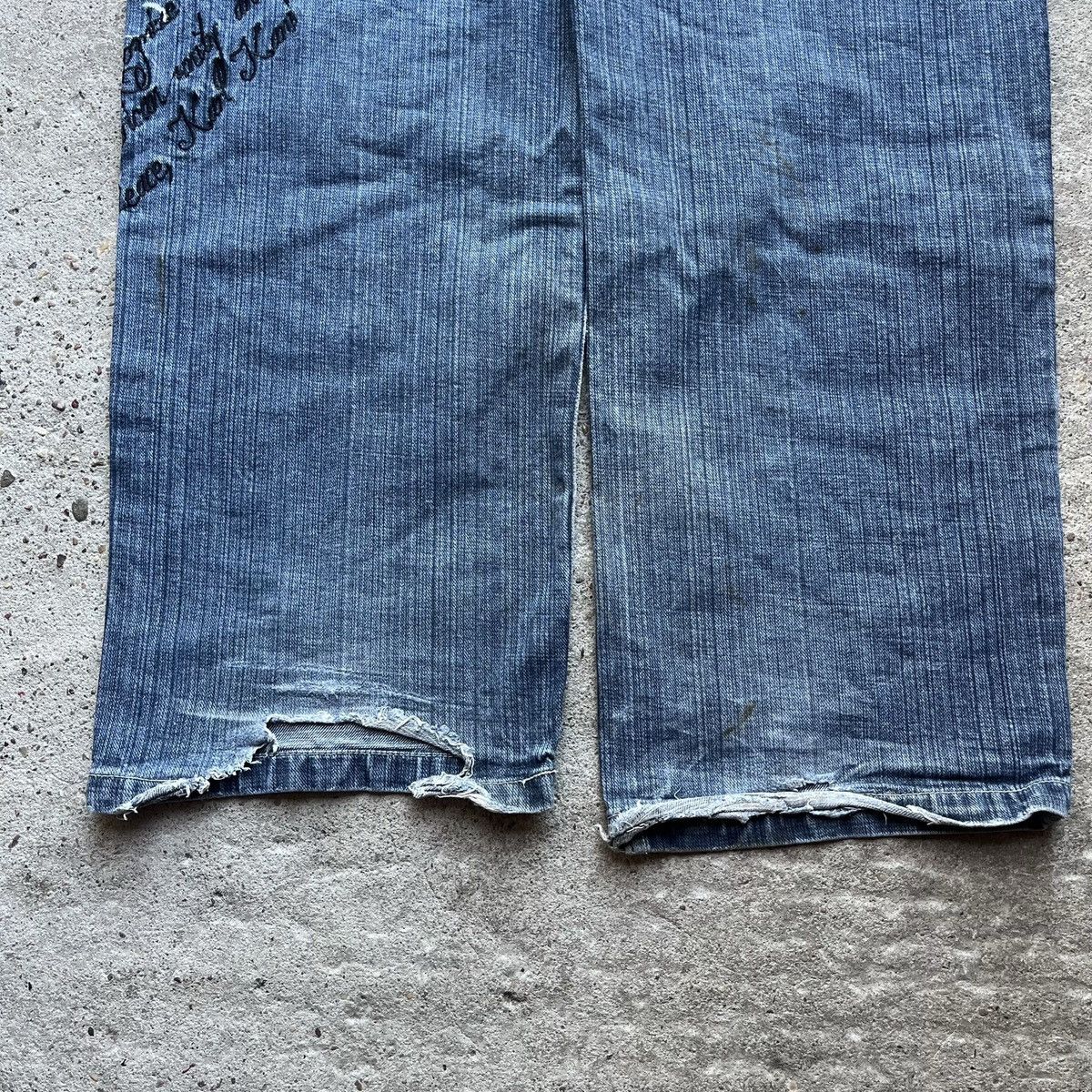 Karl Kani × Vintage Karl Kani 32x34 Vintage Y2K Big Logo Baggy Rap Denim Jeans Size US 32 / EU 48 - 11 Thumbnail