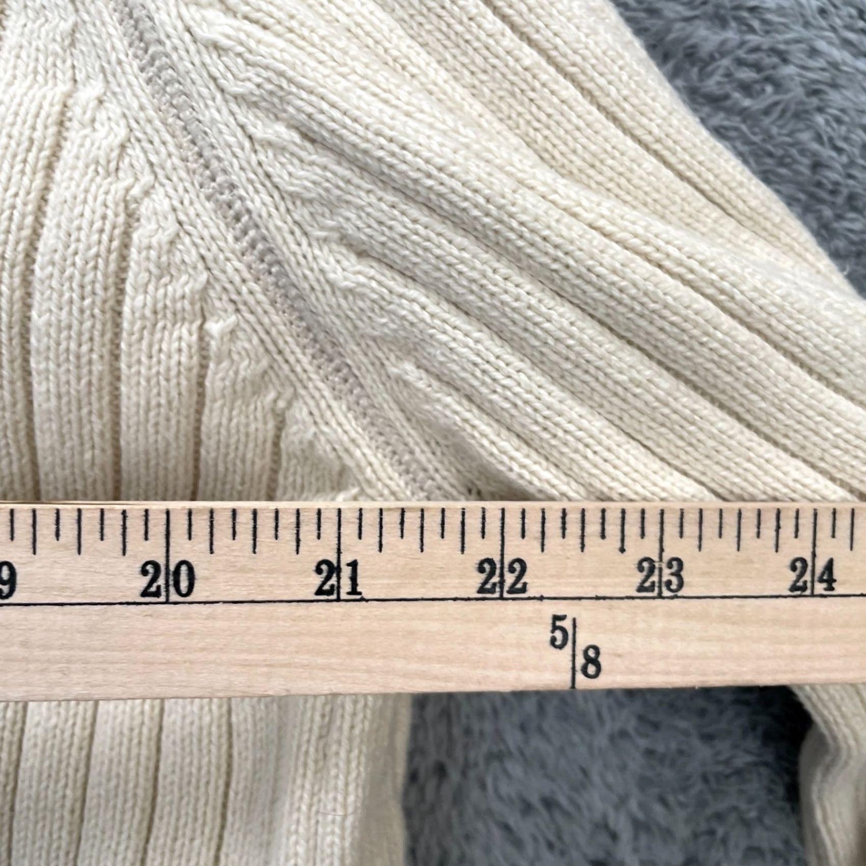 Ralph Lauren Ralph Lauren Sweater Mens XL Beige Cotton Logo Ribbed Knit Golf Pullover Crew Neck Size US XL / EU 56 / 4 - 7 Thumbnail