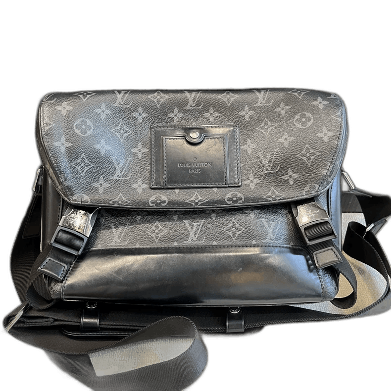 louis vuitton men's black voyager crossbody bag 0079 yq