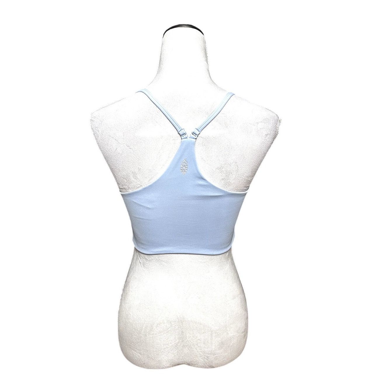 Free People Free People Crop Top 4 Ways Styling Racerback Light Blue S Size S / US 4 / IT 40 - 6 Thumbnail