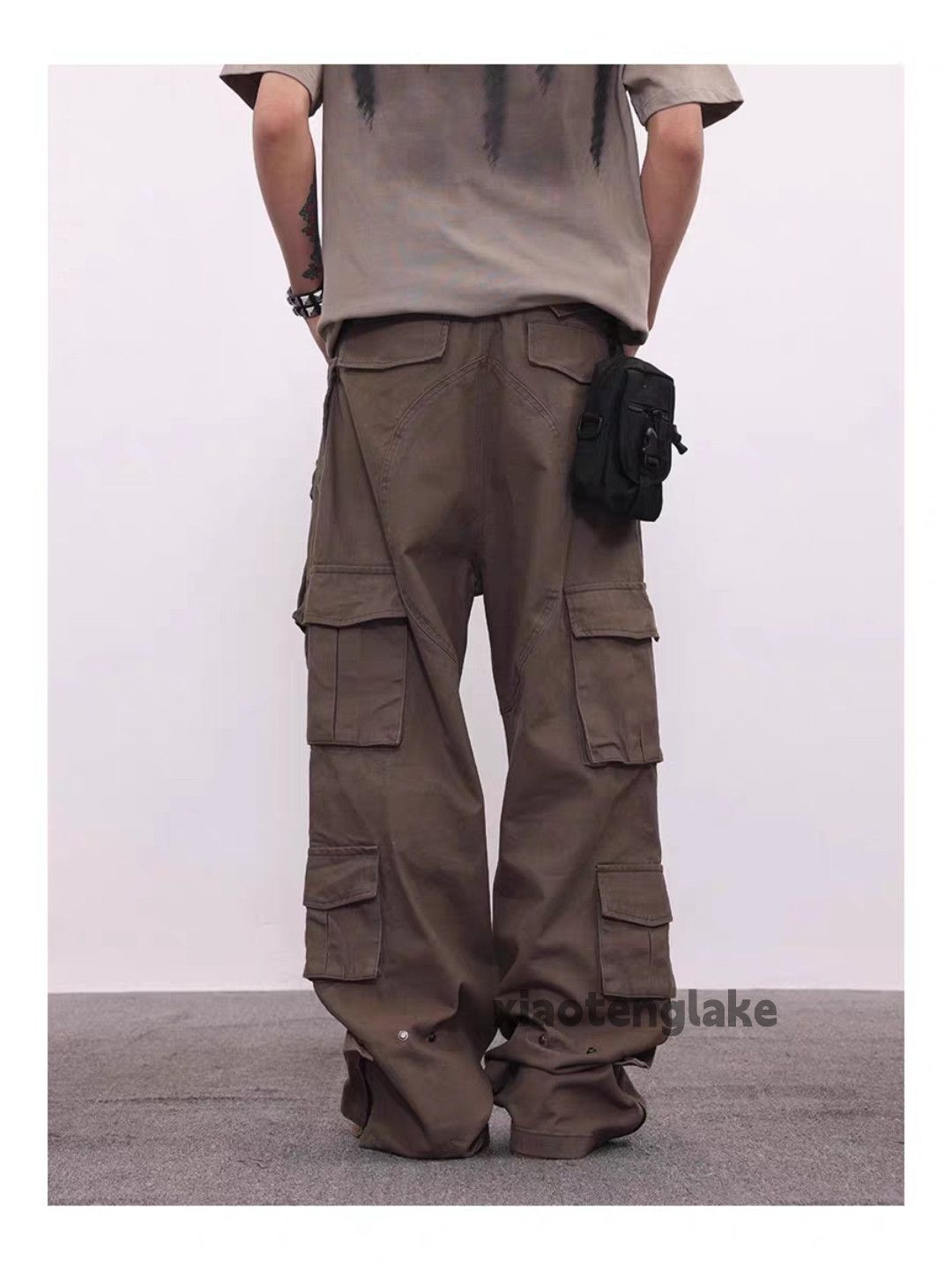 Designer × Japanese Brand × Vintage utility military loose baggy skate carpenter workwear pants Size US 30 / EU 46 - 3 Thumbnail