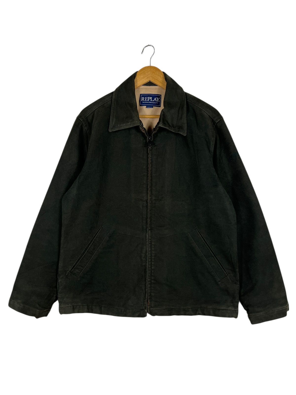Replay 🔥 Replay Blue Jeans Moleskin Deck Blouson Jacket Size US M / EU 48-50 / 2 - 7 Thumbnail
