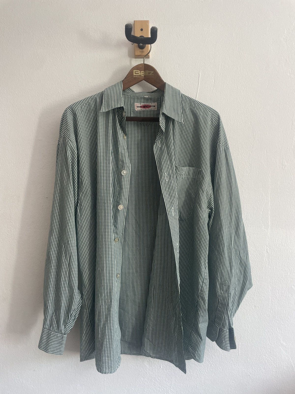 Other Vintage Checkered shirt Basic 3K System s. L Size US L / EU 52-54 / 3 - 2 Thumbnail