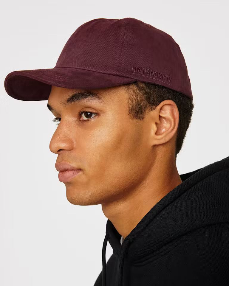 Highsnobiety HS Staples Cap Burgundy Size ONE SIZE - 5 Thumbnail