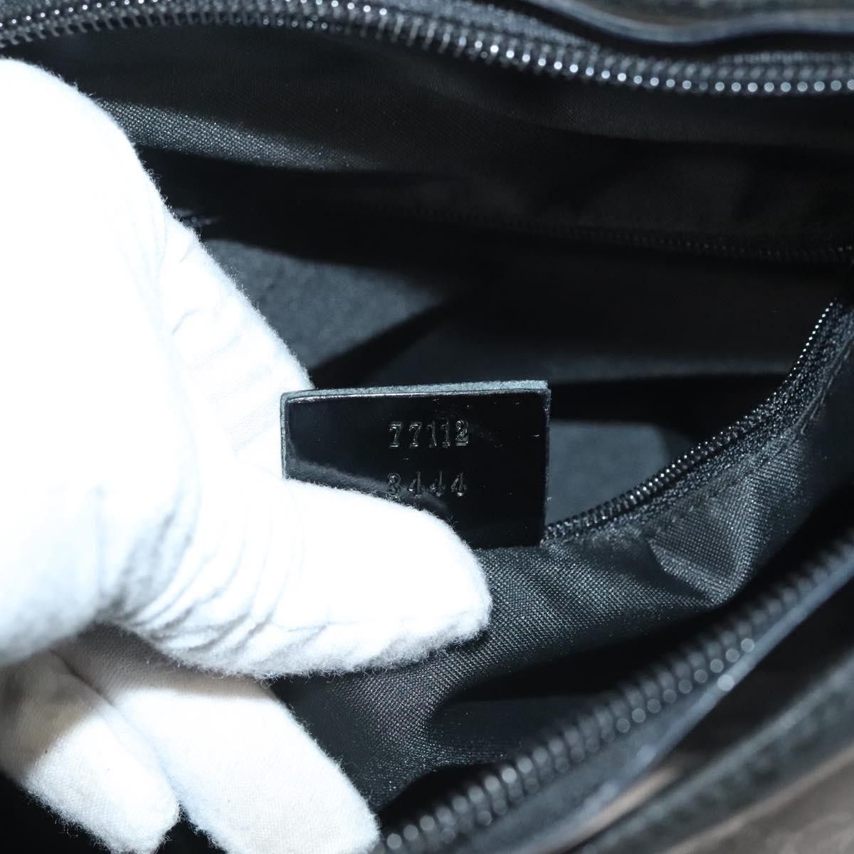 Gucci GUCCI GG Canvas Shoulder Bag Nylon Outlet Black Silver Size ONE SIZE - 22 Thumbnail