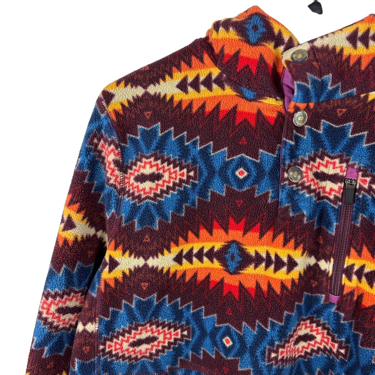 Dravus Mens Y2K Dravus Aztec Quarter Zip Fleece Jackey Size US L / EU 52-54 / 3 - 2 Thumbnail