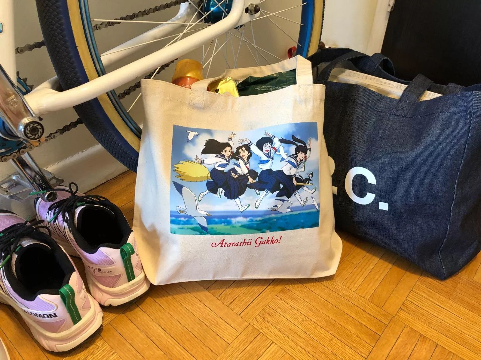 Japanese Brand 2022 ATARASHII GAKKO! x Studio Ghibli Tote Bag Size ONE SIZE - 6 Thumbnail