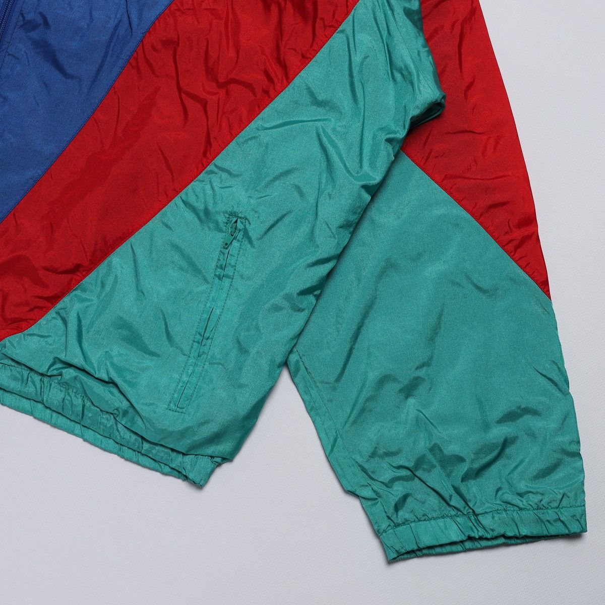 Adidas Vintage Adidas Zip Track Top Jacket Red Green Blue 90s Size US L / EU 52-54 / 3 - 4 Thumbnail