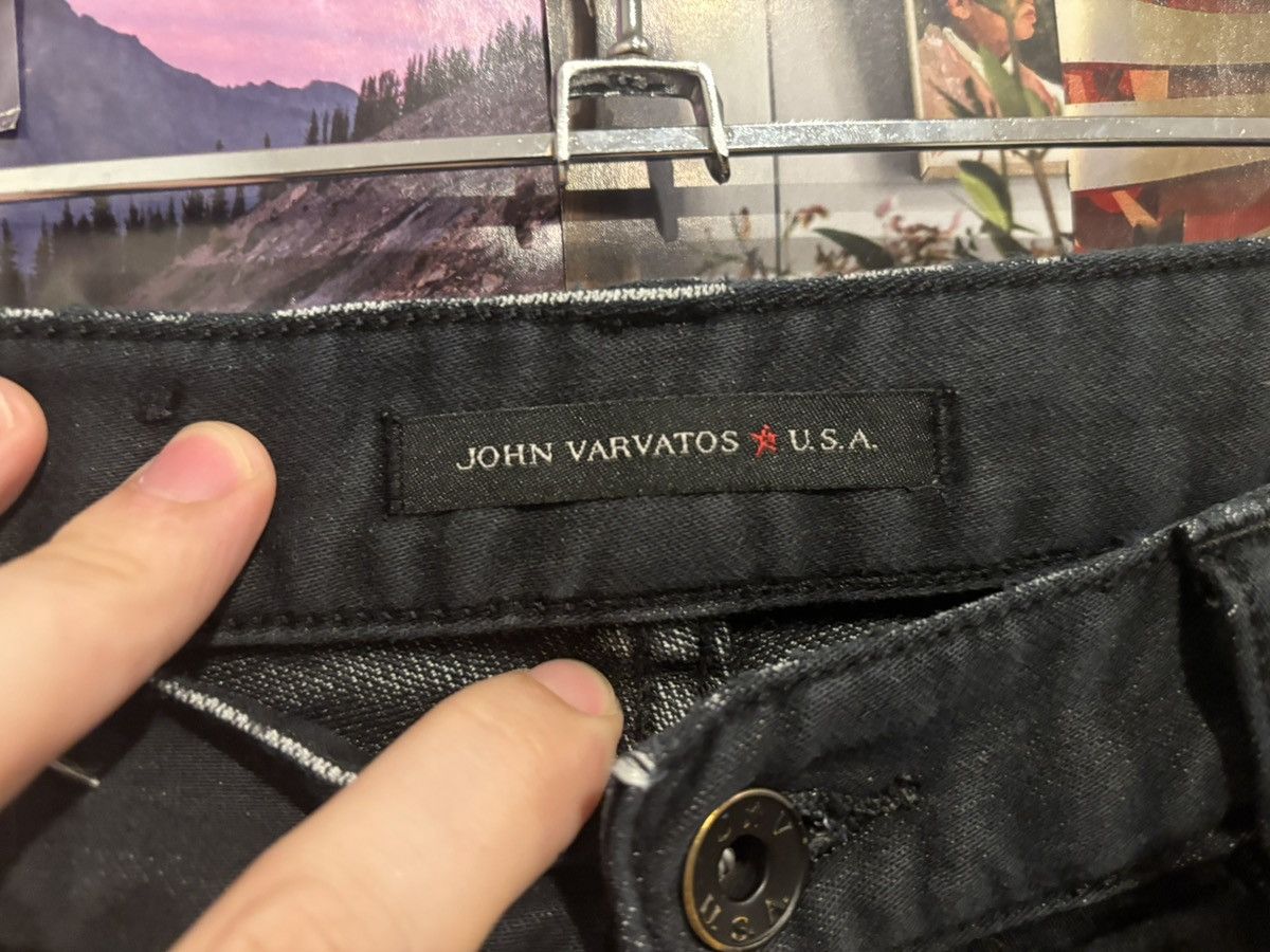 John Varvatos Black Distressed Slim Fit John Varvatos Jeans 31 x 32 Size US 31 - 3 Thumbnail