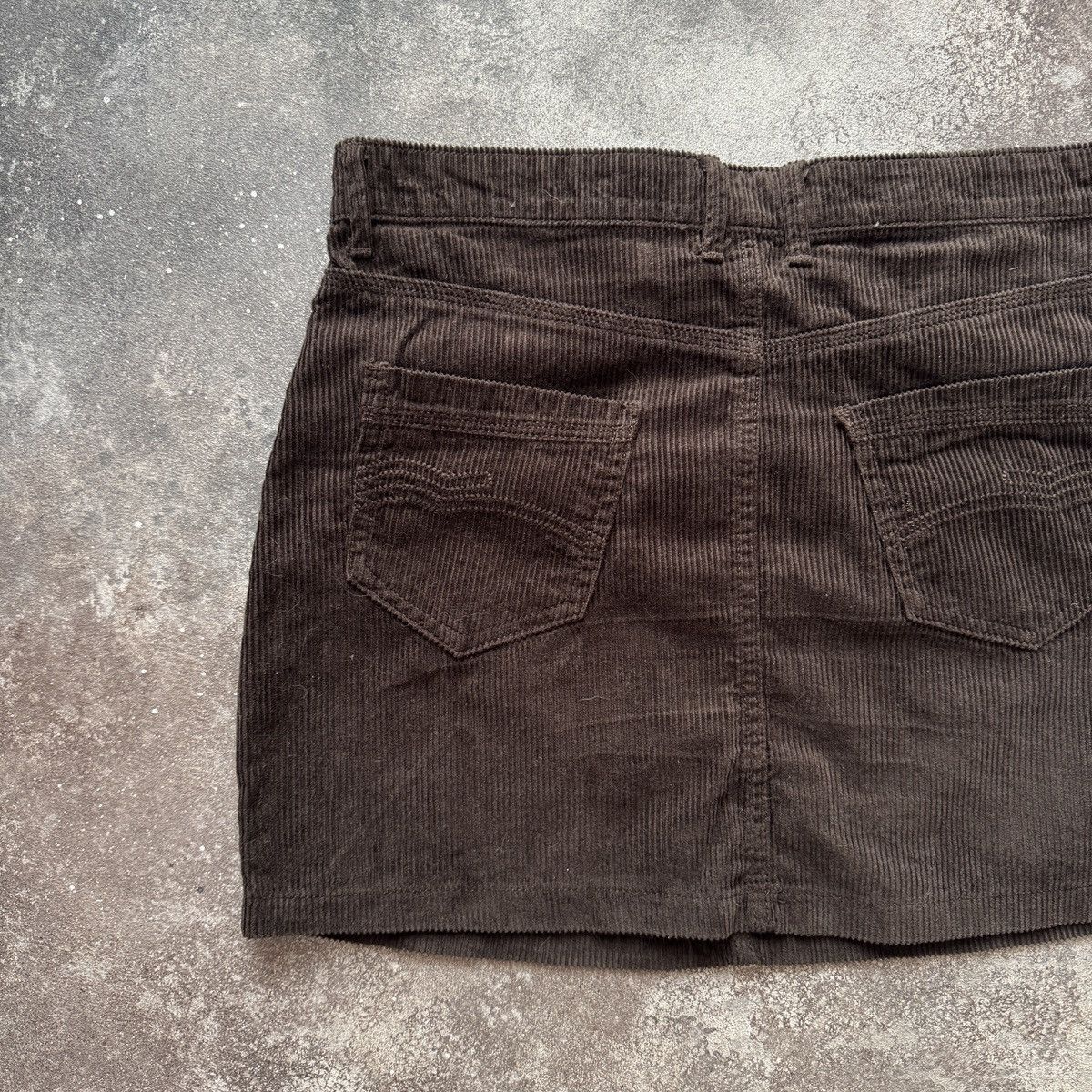 Hysteric Glamour Amazing 2000’s Aesthetic Vintage Y2K Corduroy Mini Skirt Size 27" / US 4 / IT 40 - 6 Thumbnail