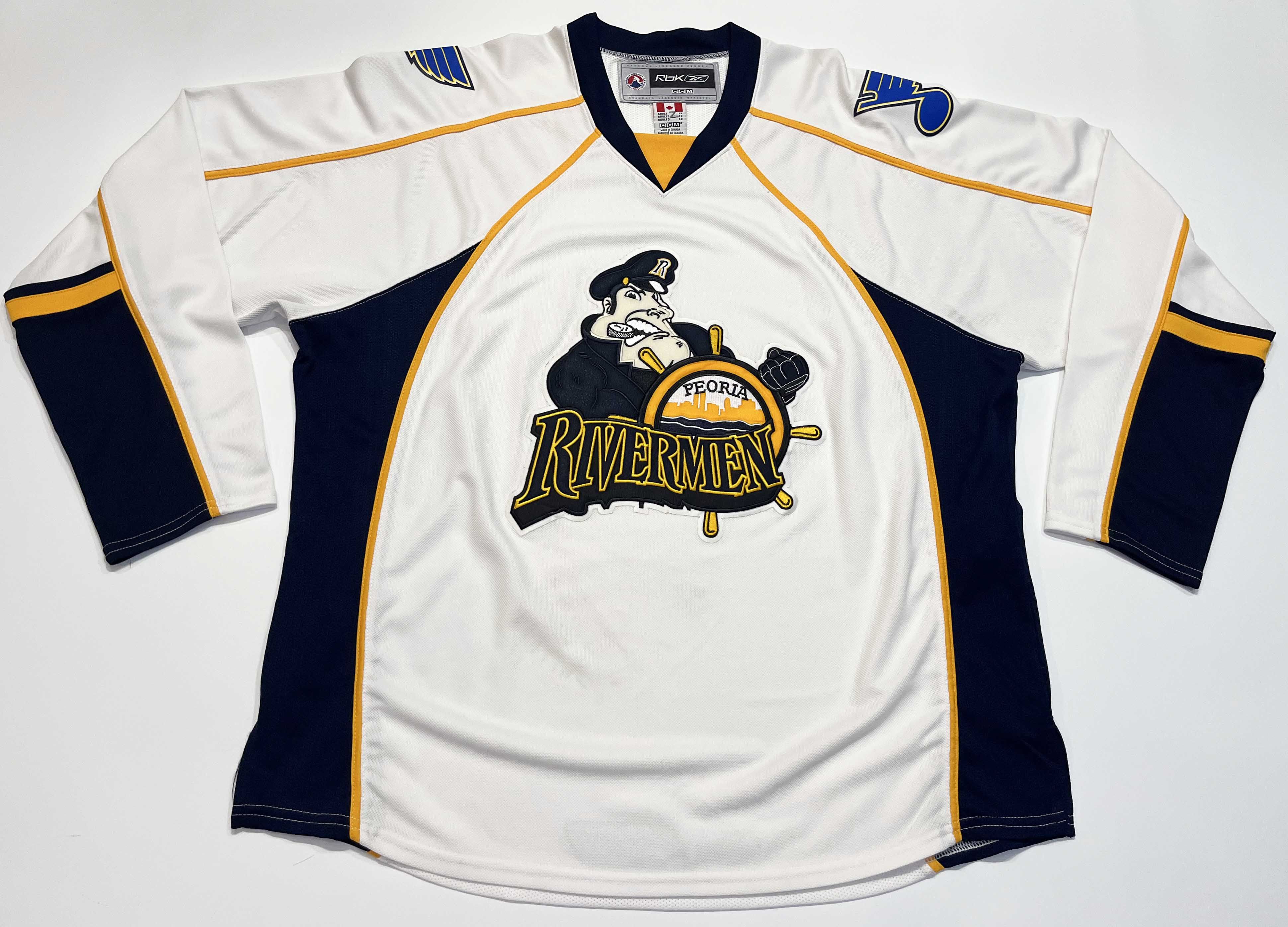 Reebok Reebok Peoria Rivermen AHL Hockey Jersey Size US XL / EU 56 / 4 - 1 Thumbnail