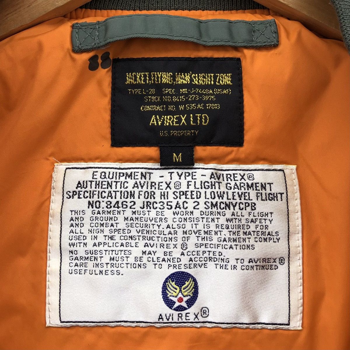 Avirex Avirex MA-1 Patches Logo Flight Military Bomber Jackets Size US M / EU 48-50 / 2 - 19 Thumbnail