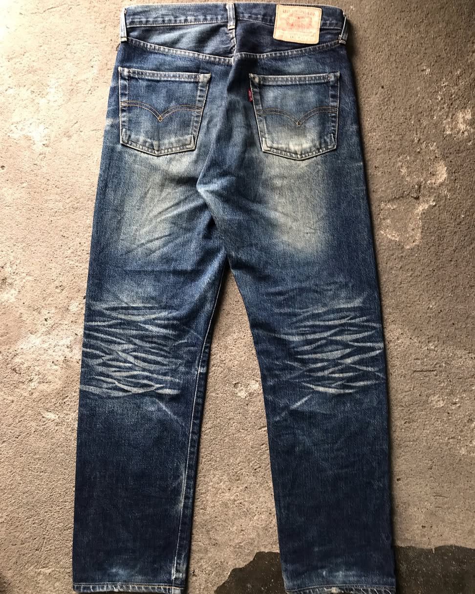 Levi's 501XX C big E selvedge raw denim Size US 33 - 3 Thumbnail