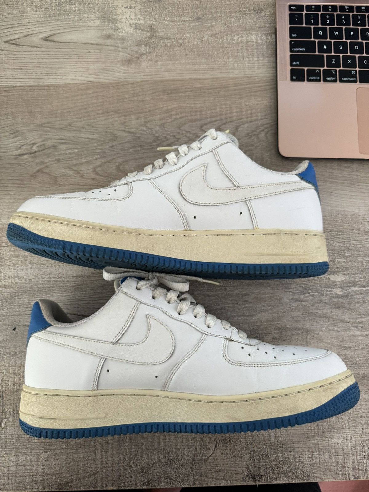 Nike Nike Air Force 1 ‘07 New Blue 2008 Size US 10.5 / EU 43-44 - 2 Thumbnail