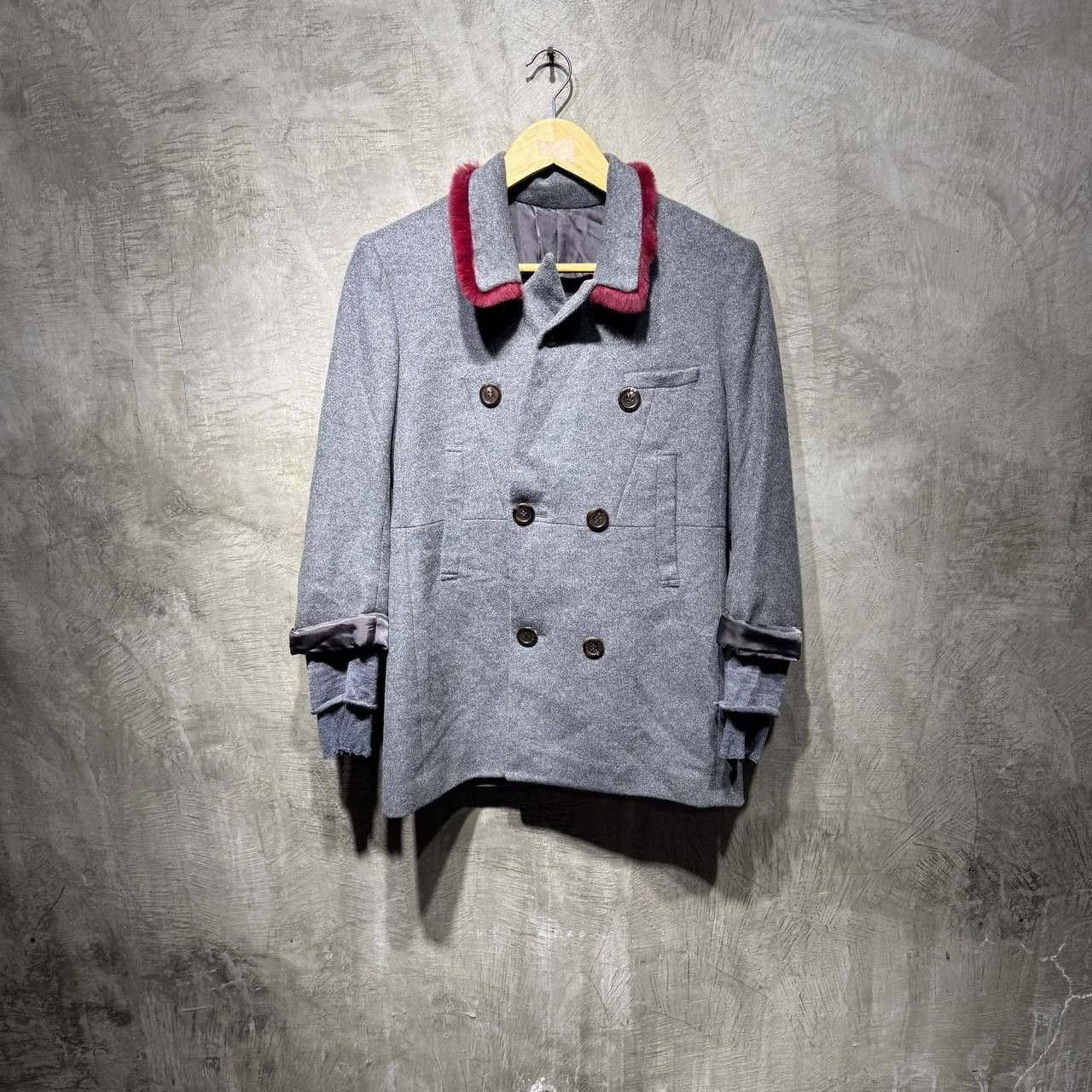 Undercover Undercover Japan Sheer Collar double breasted coat Size XS / US 0-2 / IT 36-38 - 5 Thumbnail