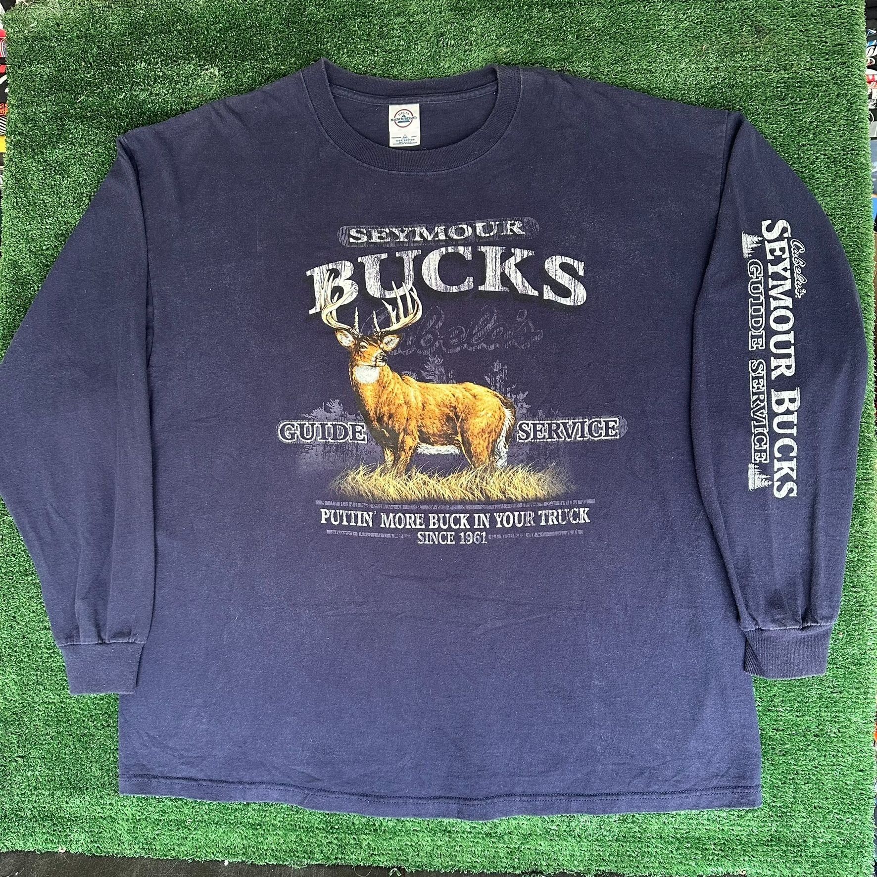 Vintage Vintage Y2K Cabela's Deer Hunting T-Shirt Long Sleeve Boxy N Size US XXL / EU 58 / 5 - 1 Thumbnail