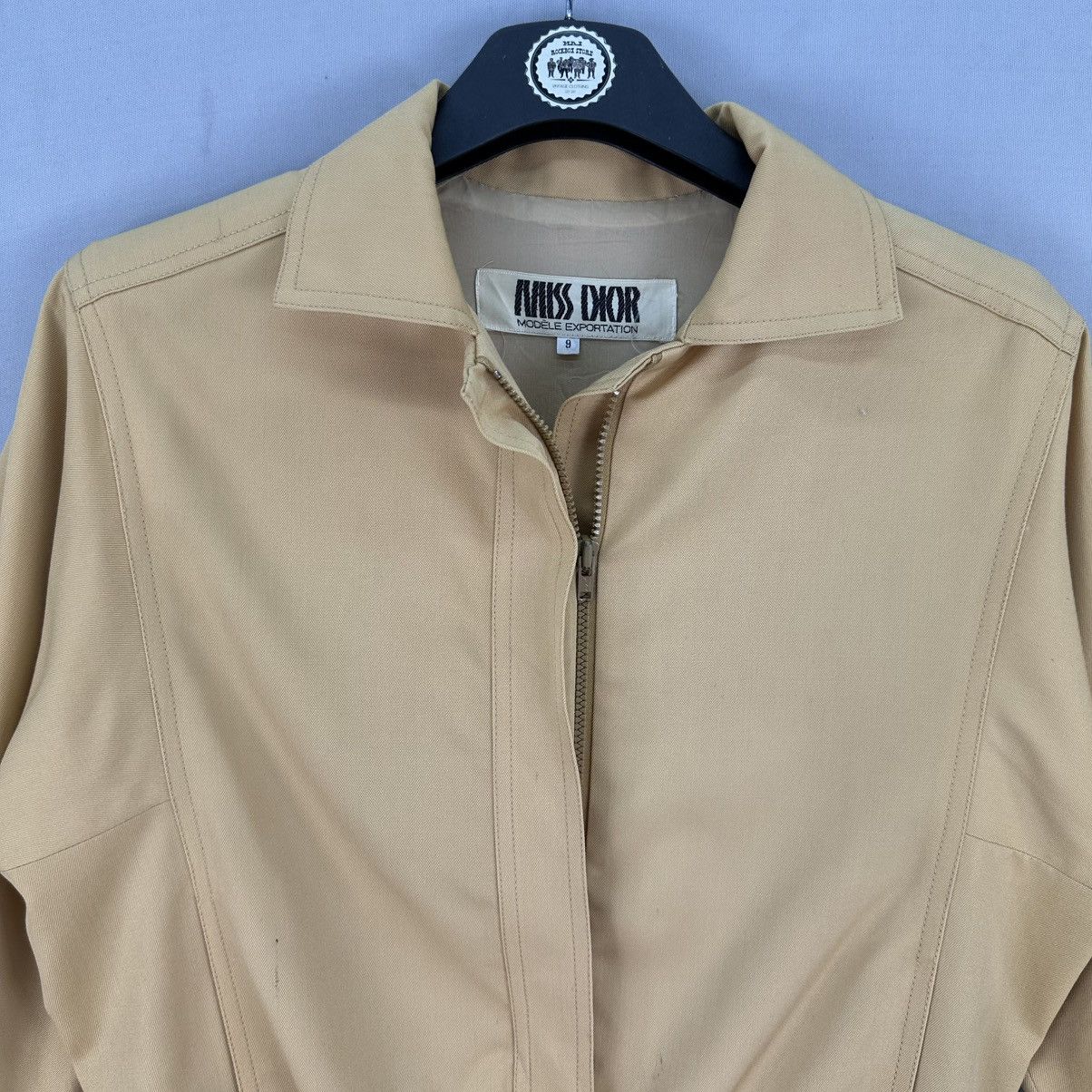 Japanese Brand Vintage 80's Miss Dior Zipper Jacket Size US XS / EU 42 / 0 - 7 Thumbnail