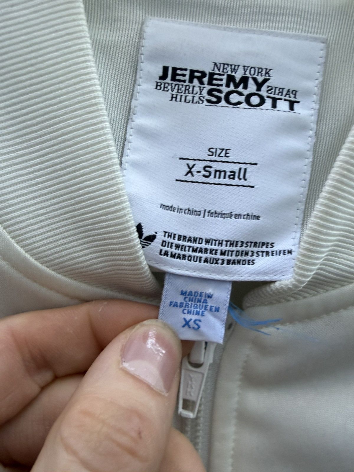 Adidas × Jeremy Scott Jeremy Scott X Adidas Musical Note White Track Jacket Size US XS / EU 42 / 0 - 15 Thumbnail
