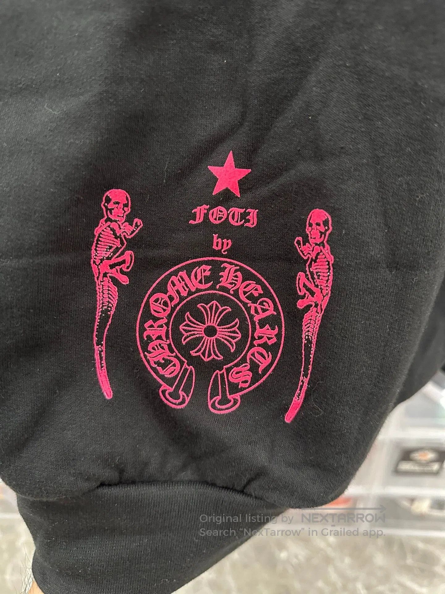 Chrome Hearts Chrome Hearts Black Pink Skull Zip Hoodie. Size US L / EU 52-54 / 3 - 4 Thumbnail