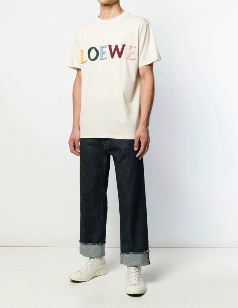 Loewe LOEWE Letter logo short sleeve T-shirt Size M / US 6-8 / IT 42-44 - 2 Thumbnail