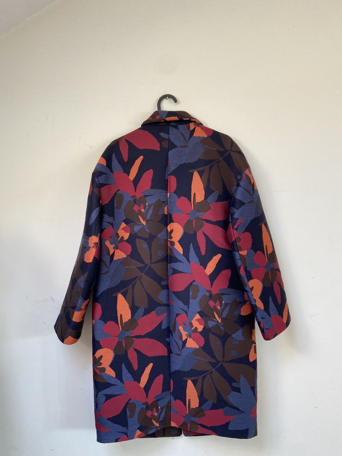 Loro Piana Loro Piana Floral print Wool Silk Coat Size S / US 4 / IT 40 - 6 Thumbnail