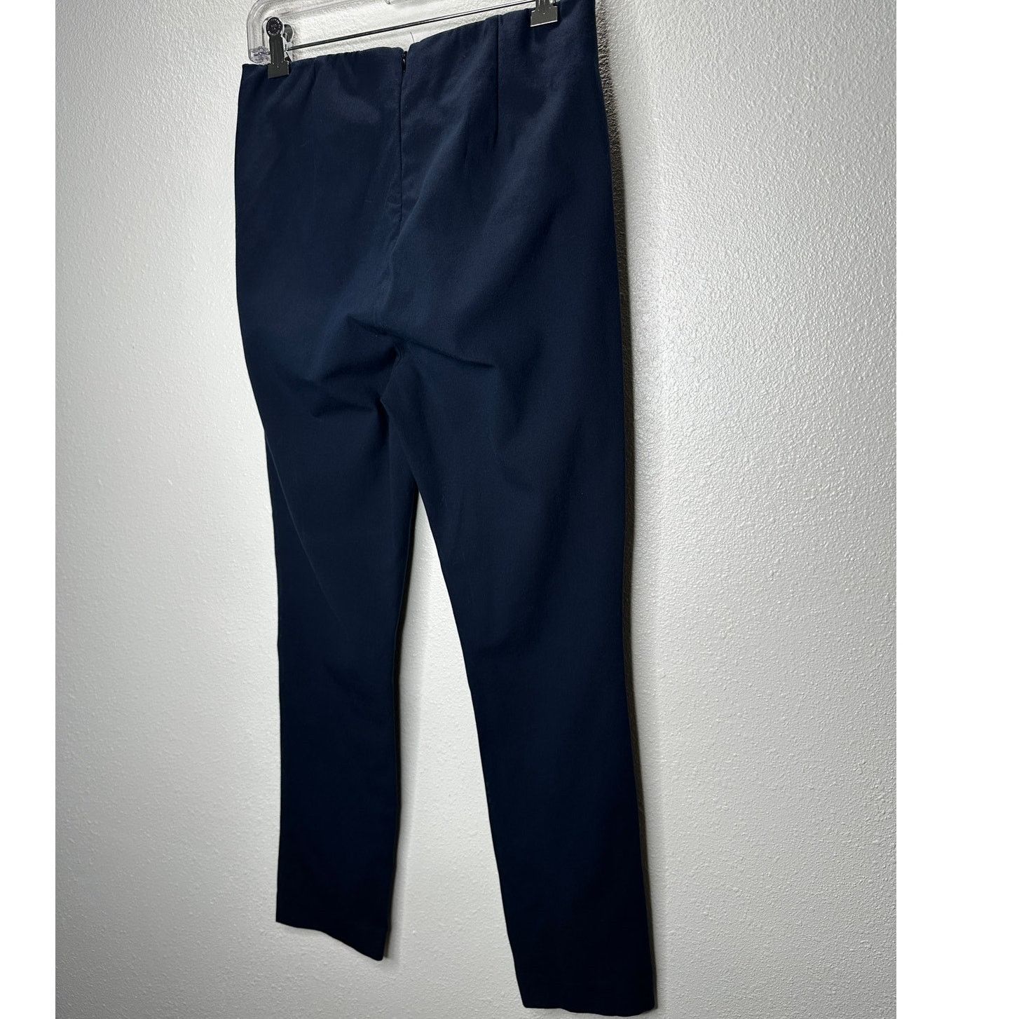 Rag & Bone rag & bone Navy Blue Stretch Back Zip High Waist Trouser 8 Size 30" / US 8 / IT 44 - 4 Thumbnail