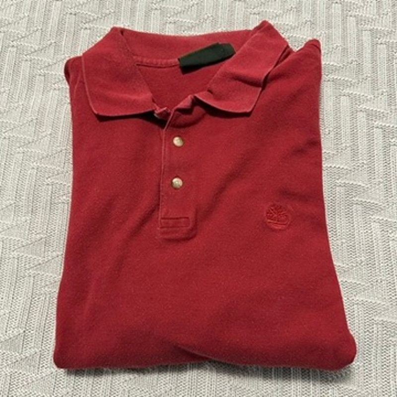 Timberland Timberland red short sleeve polo size L Size US L / EU 52-54 / 3 - 1 Thumbnail